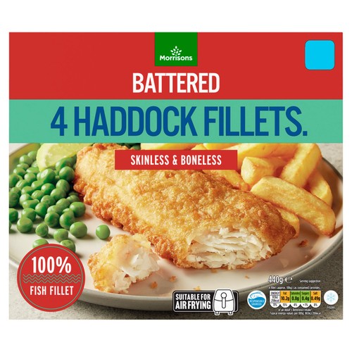 Morrisons Battered Haddock 