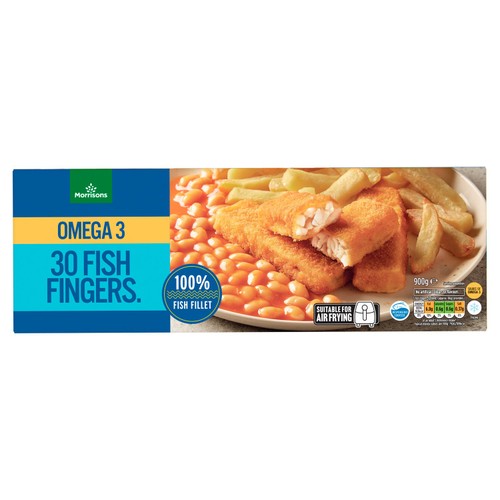 Morrisons 30 Omega 3 Fish Fingers 