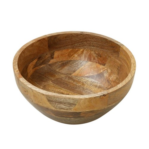 Nutmeg Home Mango Wood Bowl