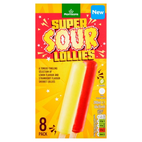 Morrisons Sour Lollies