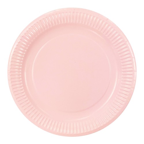 Nutmeg Pink Paper Plates 10 Pack