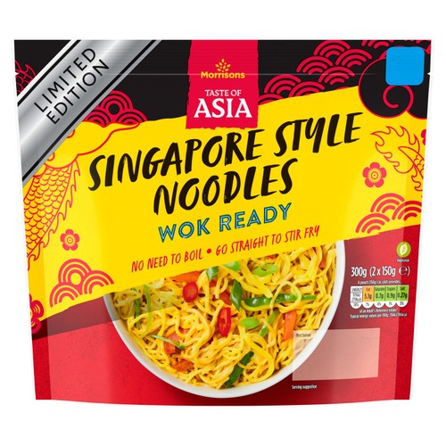 Morrisons Ready To Wok Singapore Noodles 300g