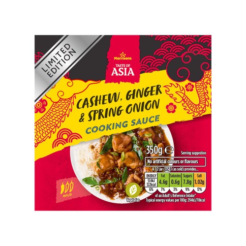 Morrisons Cashew Ginger And Spring Onion 350g