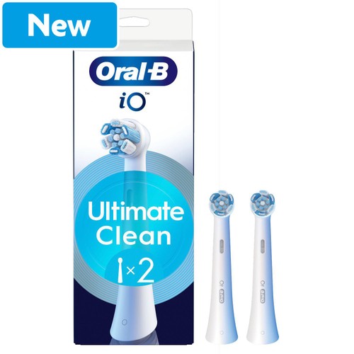 Oral-B IO Ultimate Clean White Electric Toothbrush Heads 