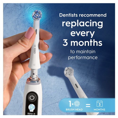 Oral-B IO Ultimate Clean White Electric Toothbrush Heads  thumbnail 4