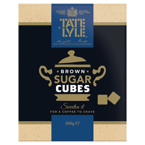 Tate & Lyle Fairtrade Cane Sugar Demerara Cubes 500g