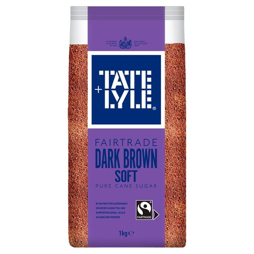 Tate & Lyle Fairtrade Dark Brown Soft Sugar 