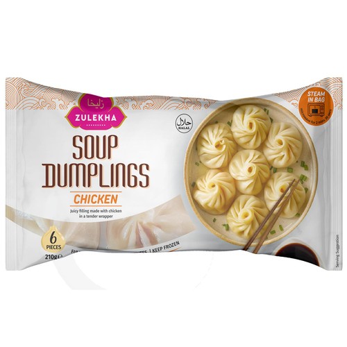 Zulekha Halal 6 Soup Dumplings Chicken 210g