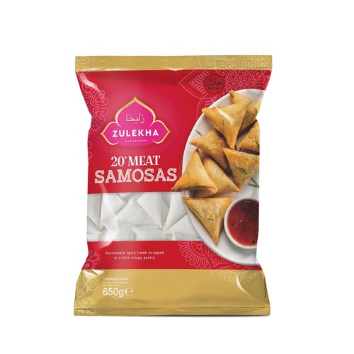 Zulekha Halal 20 Meat Samosas 650g