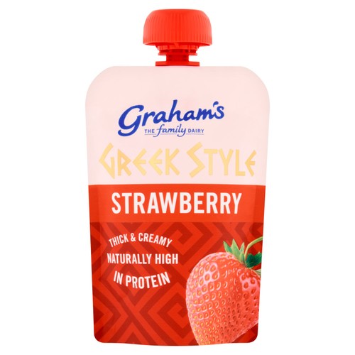 Grahams Strawberry Greek Style Pouch