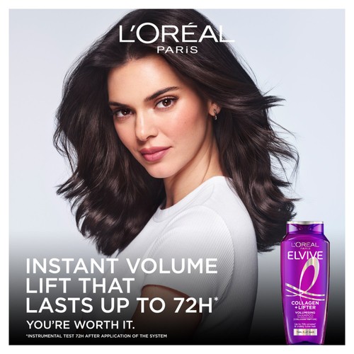 L'Oreal Paris Elvive Collagen + Lifter Volumising Shampoo for Flat Hair thumbnail 2