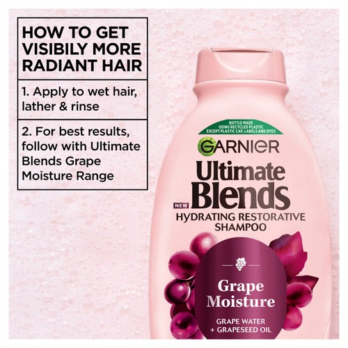 Garnier Ultimate Blends Grape Moisture shampoo thumbnail 3