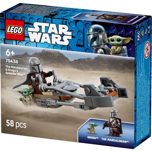 Lego Star Wars Tm The Mandalorian & Grogu's Speeder Bike 75436