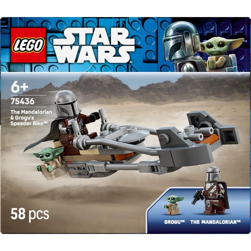 Lego Star Wars Tm The Mandalorian & Grogu's Speeder Bike 75436 thumbnail 2