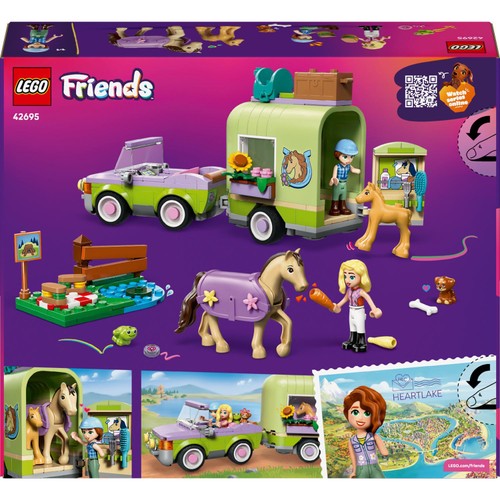 Lego Friends Horse & Baby Foal Trailer 42695 thumbnail 2