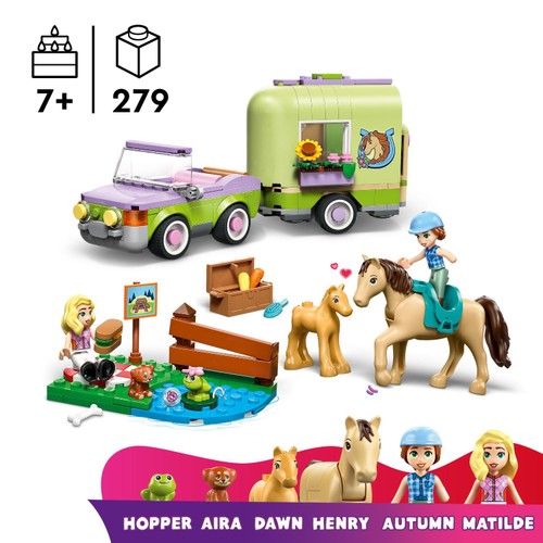 Lego Friends Horse & Baby Foal Trailer 42695 thumbnail 3
