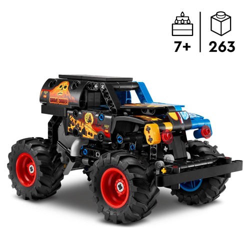 Lego Technic Monster Jam Grave Digger Fire And Ice 42219 thumbnail 3