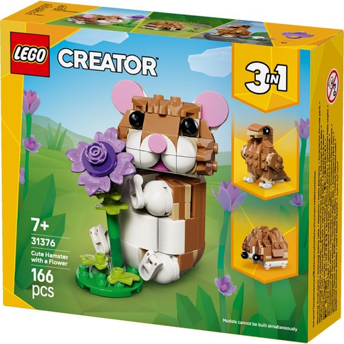Lego Creator Cute Hamster With A Flower 31376