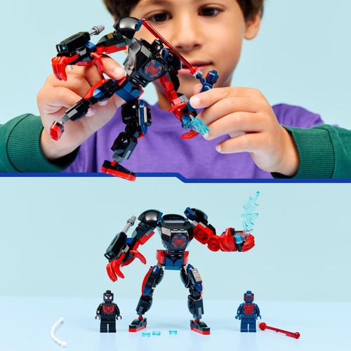 Lego Super Heroes Marvel Miles Morales Mech Vs. Spider-Man 2099 76337 thumbnail 5