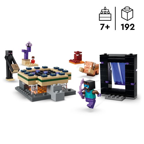 Lego Minecraft Nether & End Portal Journey 21584 thumbnail 3