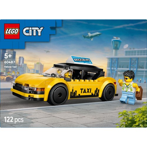 Lego City Great Vehicles Yellow Taxi 60487