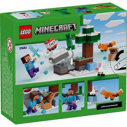 Lego Minecraft Steve's Taiga Adventure 21583