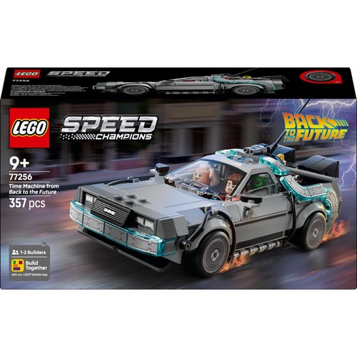 Lego Speed Champions Time Machine From Back To The Future 77256 thumbnail 3