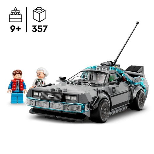 Lego Speed Champions Time Machine From Back To The Future 77256 thumbnail 5