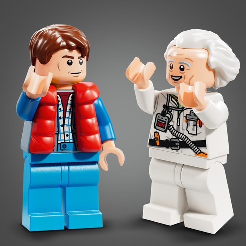 Lego Speed Champions Time Machine From Back To The Future 77256 thumbnail 6