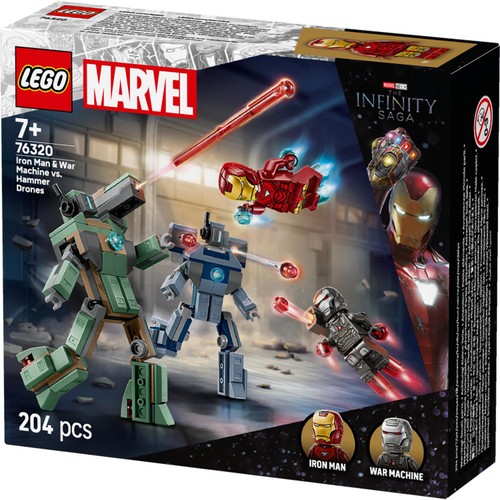Lego Marvel Iron Man & War Machine Vs. Hammer Drones 76320 thumbnail 2