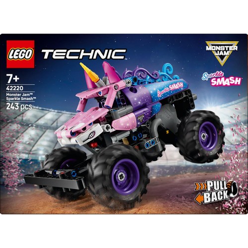 Lego Technic Monster Jam Sparkle Smash Pull-Back 42220 thumbnail 2