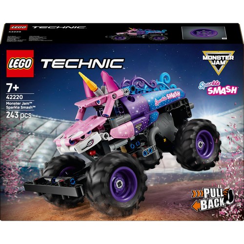 Lego Technic Monster Jam Sparkle Smash Pull-Back 42220 thumbnail 3