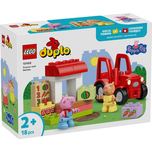 Lego Tractor And Market Duplo Peppa Pig 10468