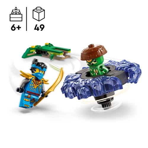 Lego Ninjago Nya Vs. Mutation Monster Spinner 71849 thumbnail 3