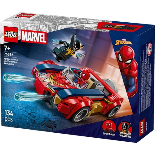 Lego Super Heroes Marvel Spider-Man Car Vs. Venomized Wolverine 76336 thumbnail 2