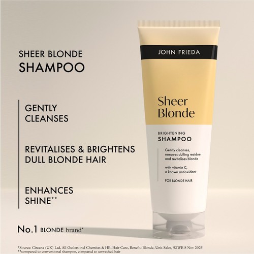John Frieda Sheer Blonde Brightening Shampoo thumbnail 3