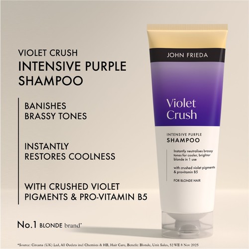 John Frieda Violet Crush Intense Purple Shampoo thumbnail 3