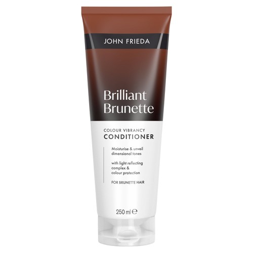 John Frieda Brilliant Brunette Colour Vibrancy Conditioner 250ml