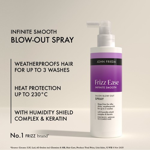 John Frieda Frizz Ease Infinite Smooth Blow Out Spray  thumbnail 2