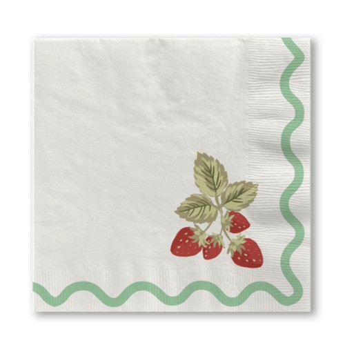 Nutmeg Strawberry Napkins