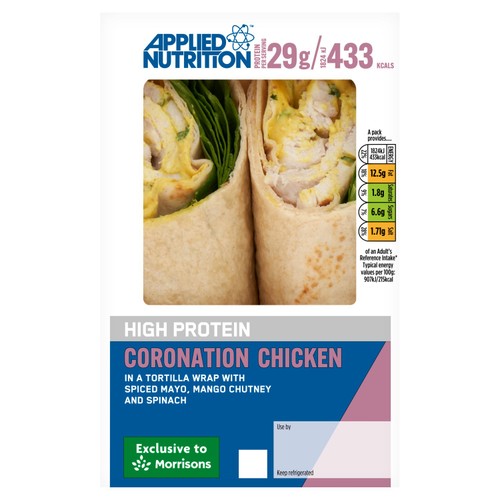 Applied Nutrition High Protein Coronation Chicken Wrap  201g