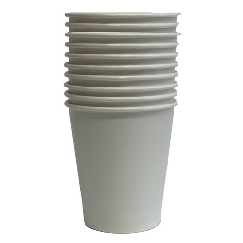 Nutmeg 8oz White Paper Cup 