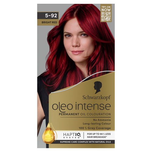 Schwarzkopf Oleo Intense Permanent Hair Dye 5-92 Bright Red