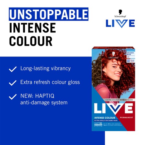 LIVE Intense Colour Permanent Hair Dye L68 Volcanic Blaze thumbnail 3