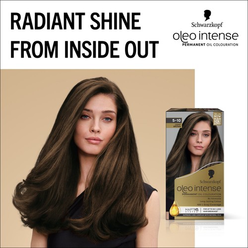 Schwarzkopf Oleo Intense Permanent Hair Dye 5-10 Frosty Brown thumbnail 2