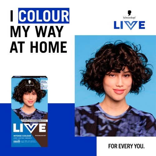 LIVE Intense Colour Permanent Hair Dye 880 Tempting Chocolate thumbnail 2