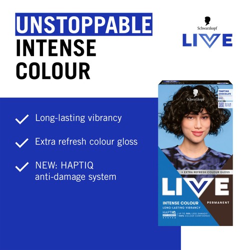 LIVE Intense Colour Permanent Hair Dye 880 Tempting Chocolate thumbnail 3