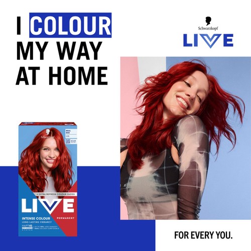 LIVE Intense Colour Permanent Hair Dye 035 Real Red thumbnail 2