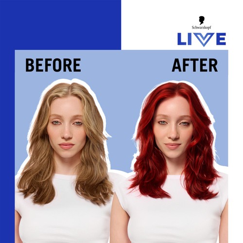 LIVE Intense Colour Permanent Hair Dye 035 Real Red thumbnail 4