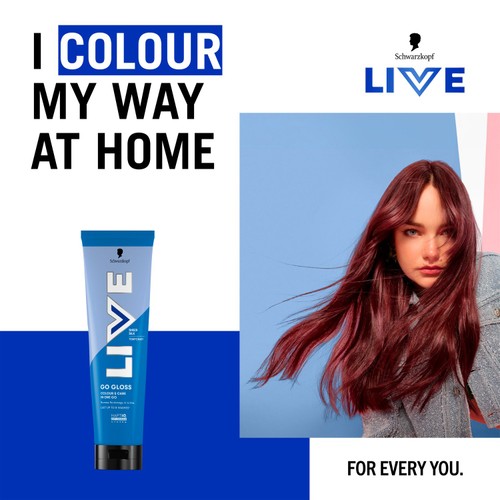 LIVE Go Gloss Temporary Hair Dye Glossing Sheer Silk thumbnail 2